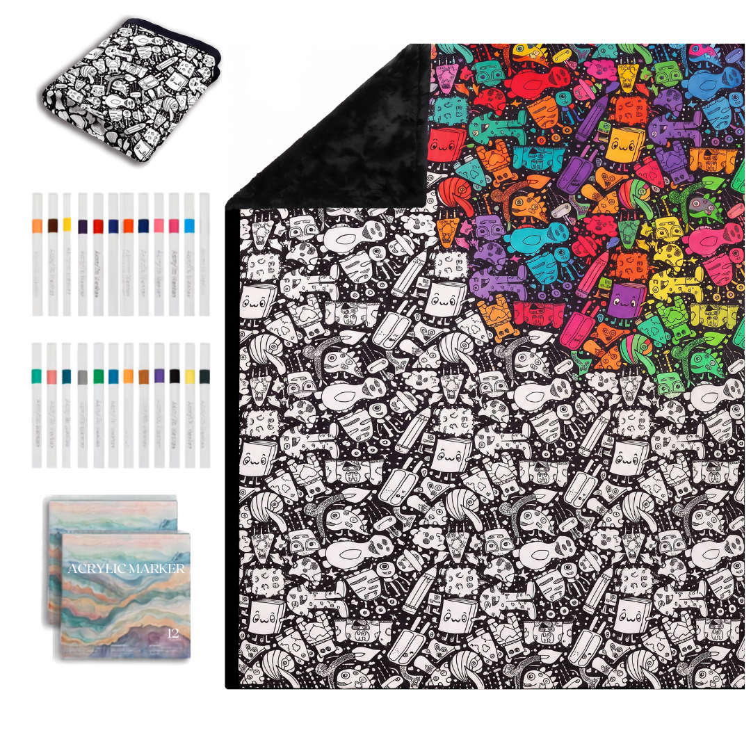 Manta para Colorear Lavable